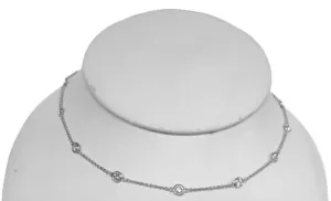 14K DIAMOND BY THE INCH NECKLACE