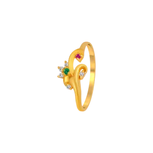 22k Engagement Gold Ring Design For Your Special Day