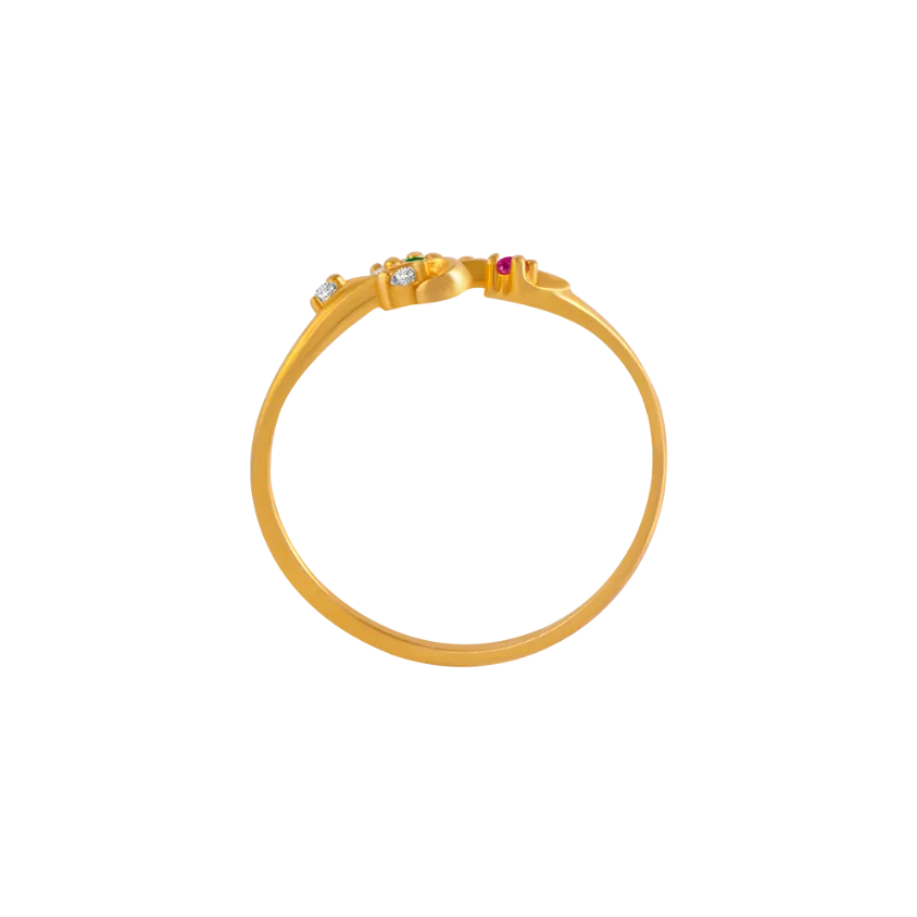 22k Engagement Gold Ring Design For Your Special Day