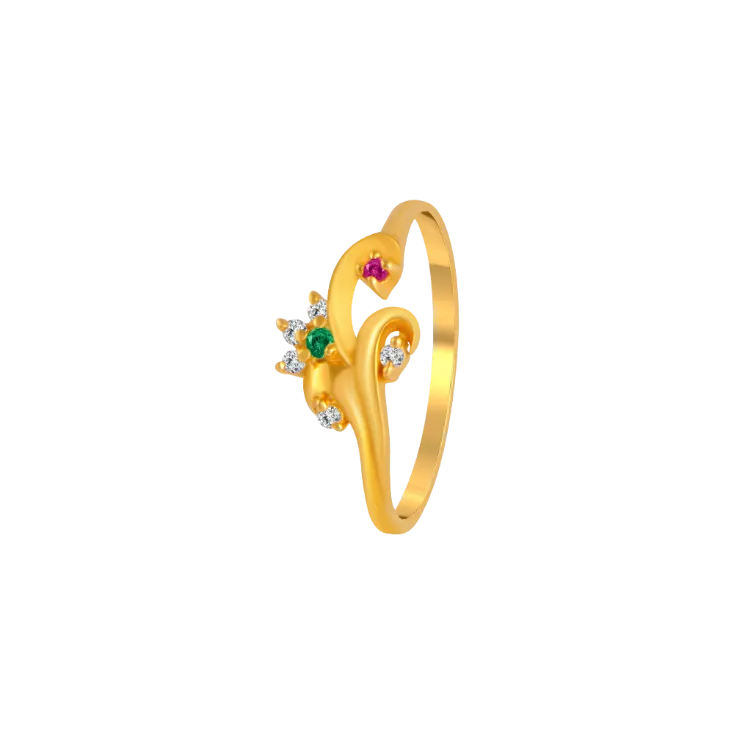 22k Engagement Gold Ring Design For Your Special Day