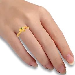 22k Engagement Gold Ring Design For Your Special Day