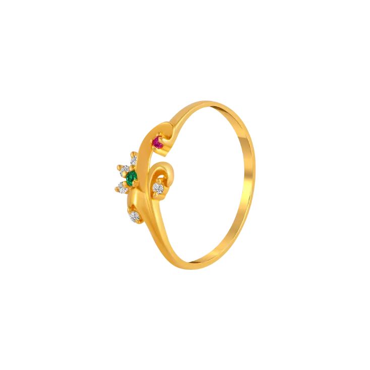 22k Engagement Gold Ring Design For Your Special Day