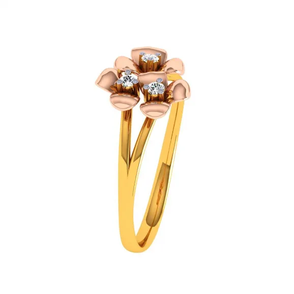22KT (916) Yellow Gold Ring For Women