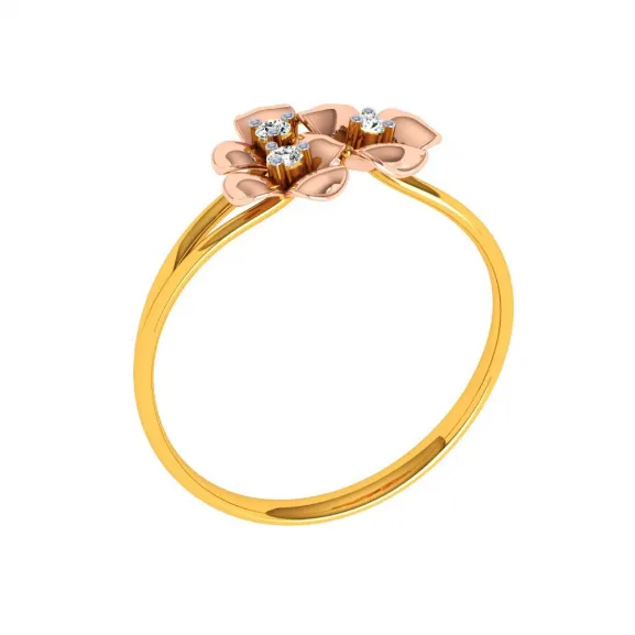 22KT (916) Yellow Gold Ring For Women