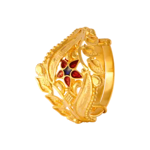 22KT Yellow Gold Ring For Women