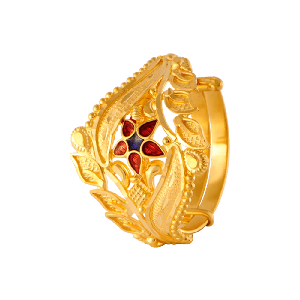 22KT Yellow Gold Ring For Women