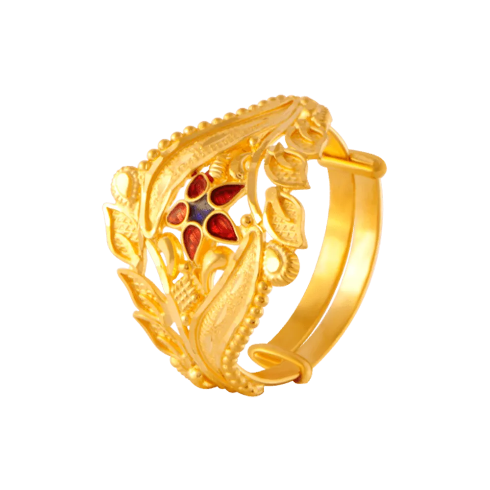 22KT Yellow Gold Ring For Women