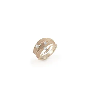 Annamaria Cammilli 18ct Natural Beige 0.18ct Diamond Dune Series Ring