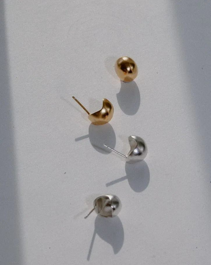'Bj?rn' Oval Studs