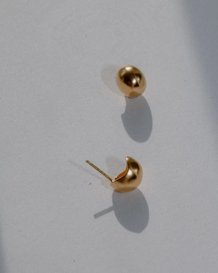 'Bj?rn' Oval Studs