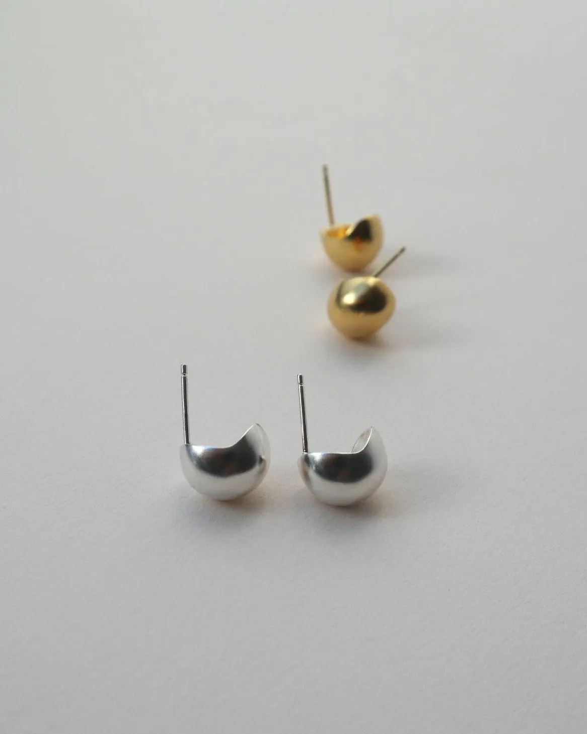 'Bj?rn' Oval Studs