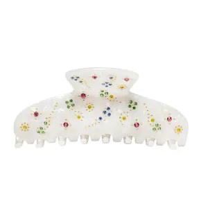 BLOSSOM CLIP MARBLE WHITE