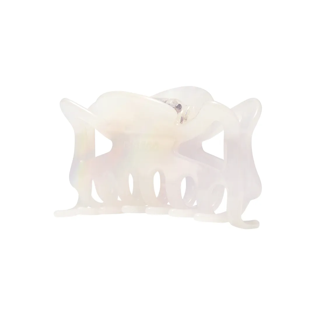 BOW CLIP HOLO WHITE