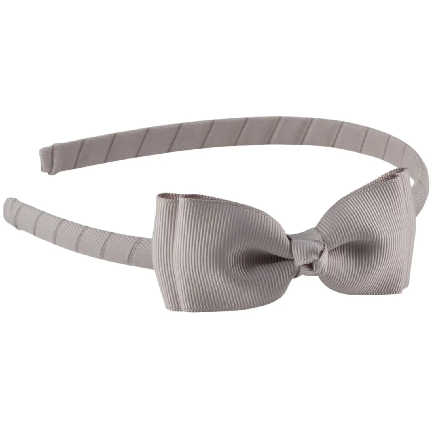 Bow's by St?r Hairband Double Bow - Grey