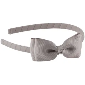 Bow's by St?r Hairband Double Bow - Grey