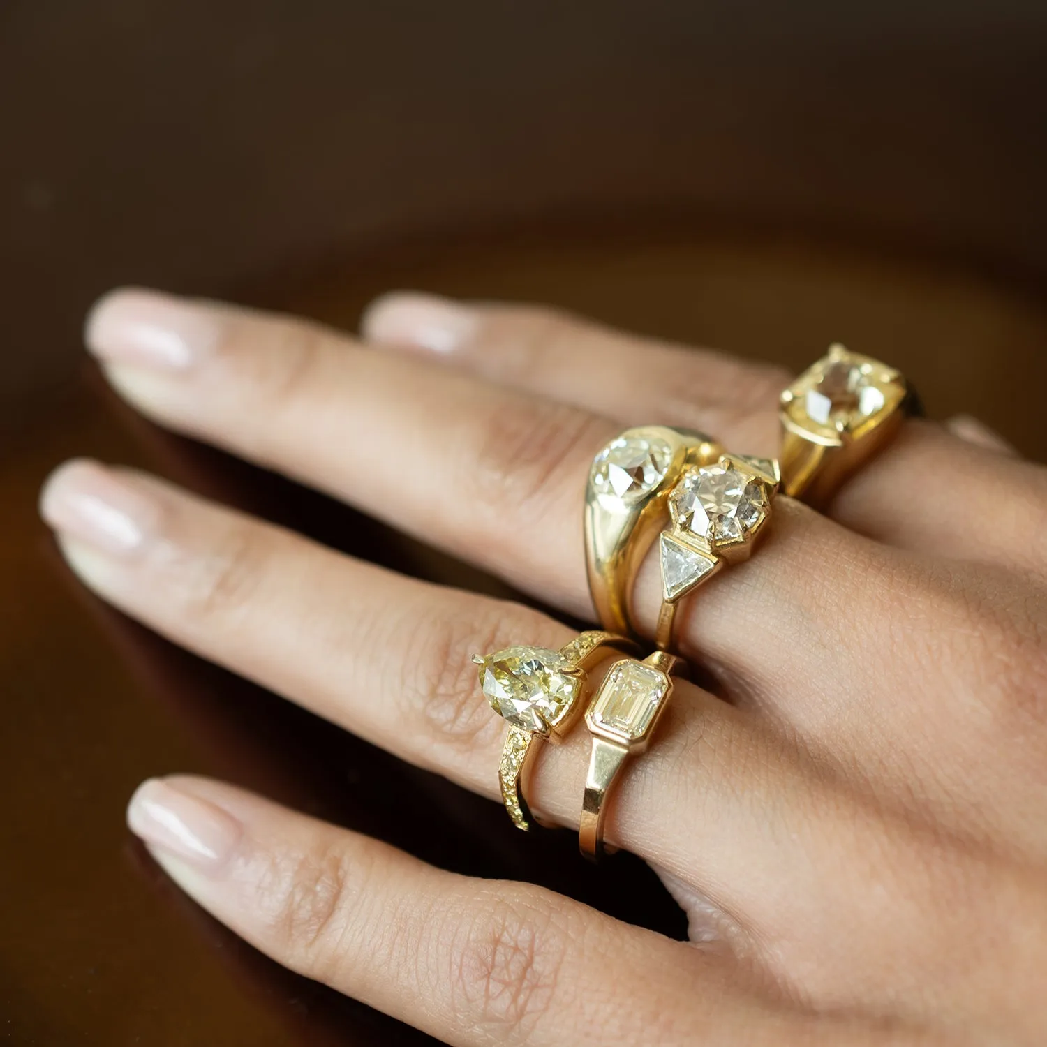 Bright Diamond Vega Ring