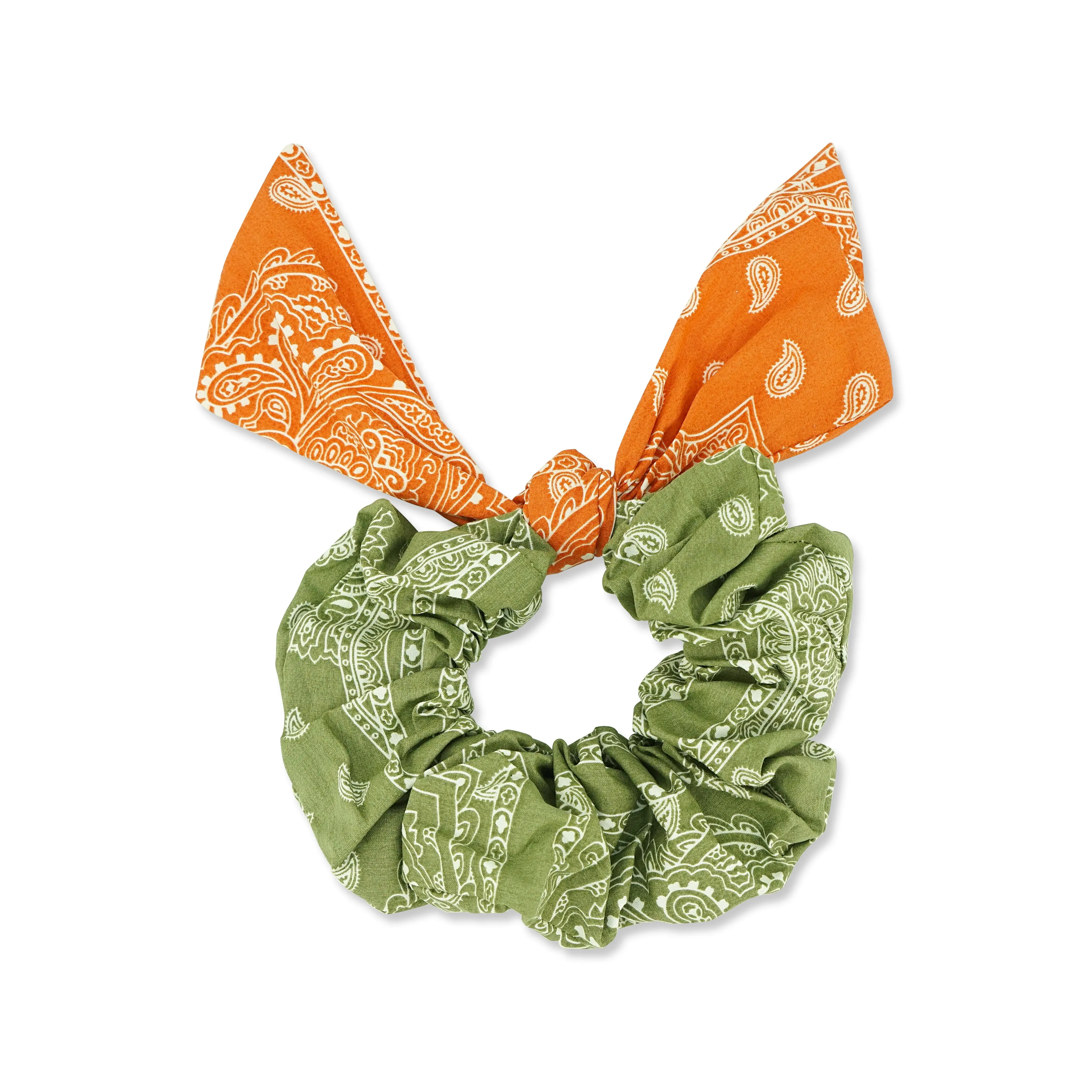BRIGHT PAISELY SCRUNCHIE