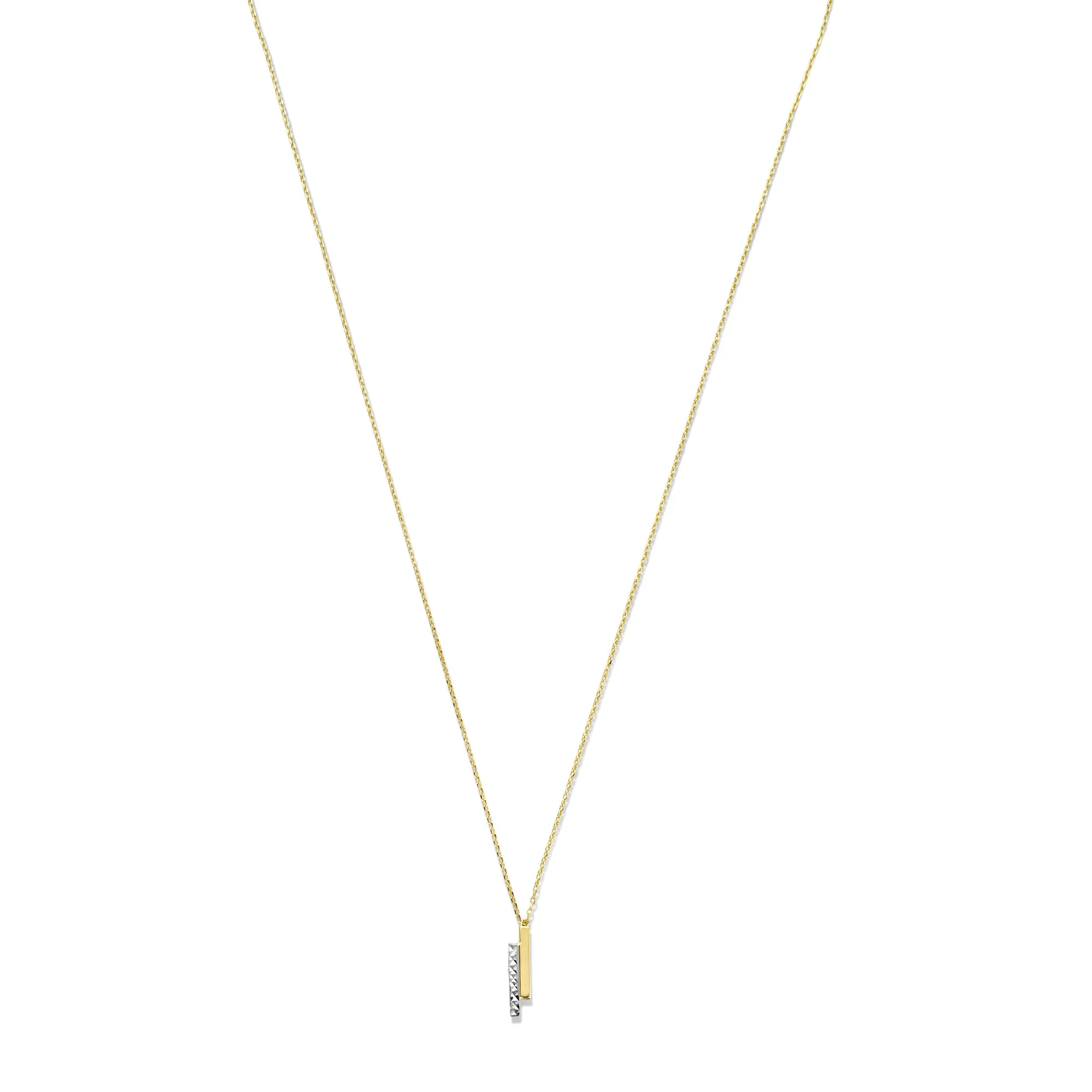 Cadeau d'Isabel 14 karat gold necklace and bracelet gift set with rods