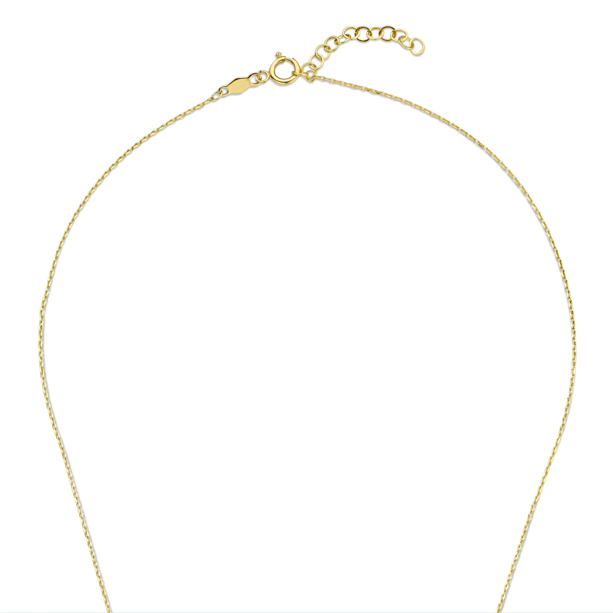 Cadeau d'Isabel 14 karat gold necklace and bracelet gift set with rods
