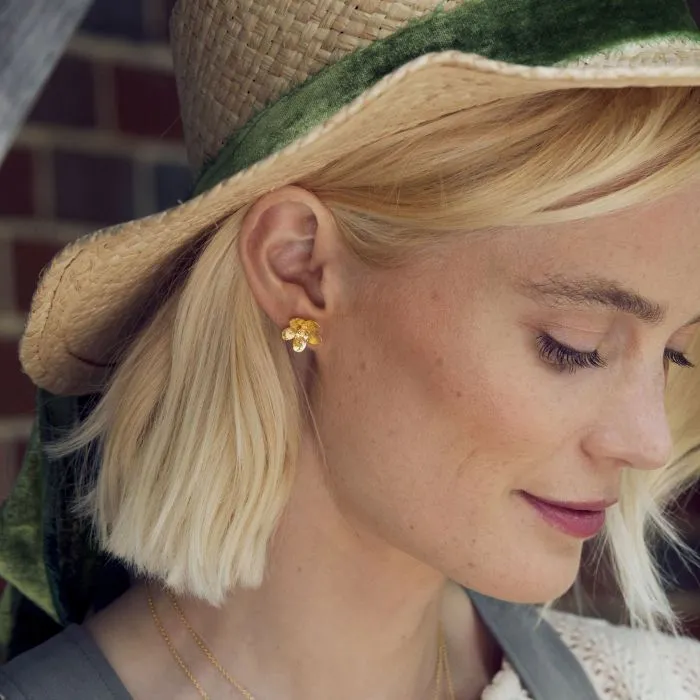 Citrine Buttercup Earrings