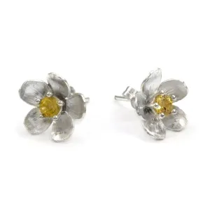 Citrine Buttercup Earrings