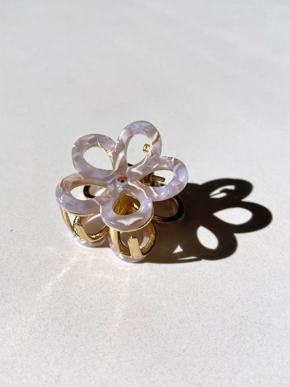 Daisy Flower Claw Clip