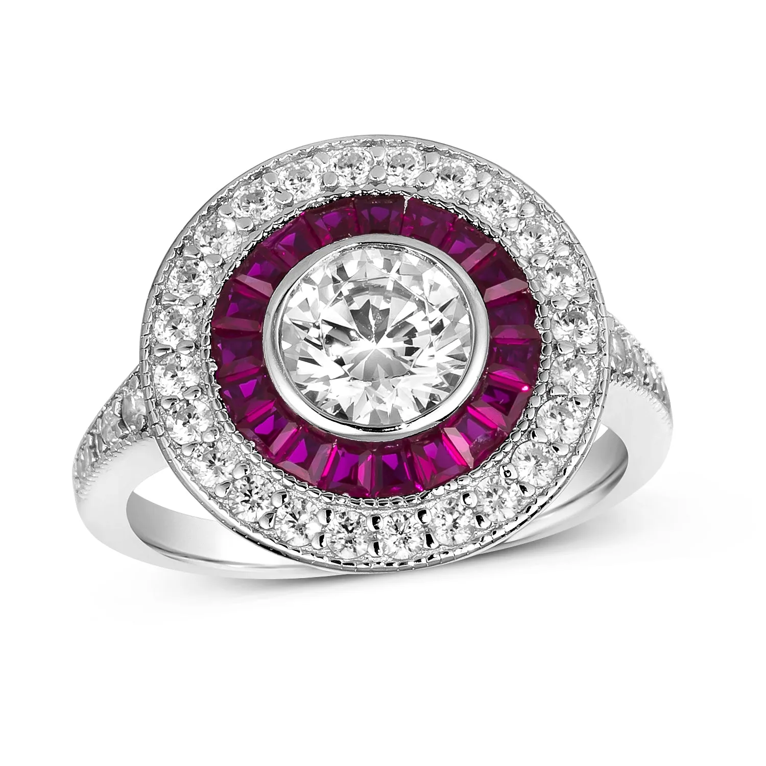 Demi Vintage 1 Carat Diamond Crystalline Ring