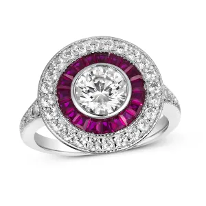 Demi Vintage 1 Carat Diamond Crystalline Ring