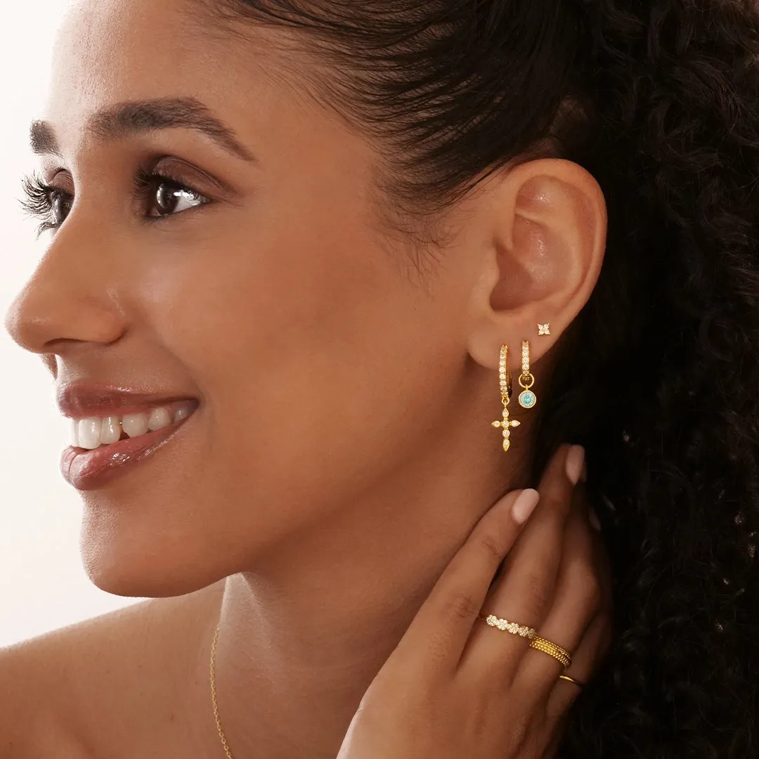 Design Your Birthstone Set Jet Gold
