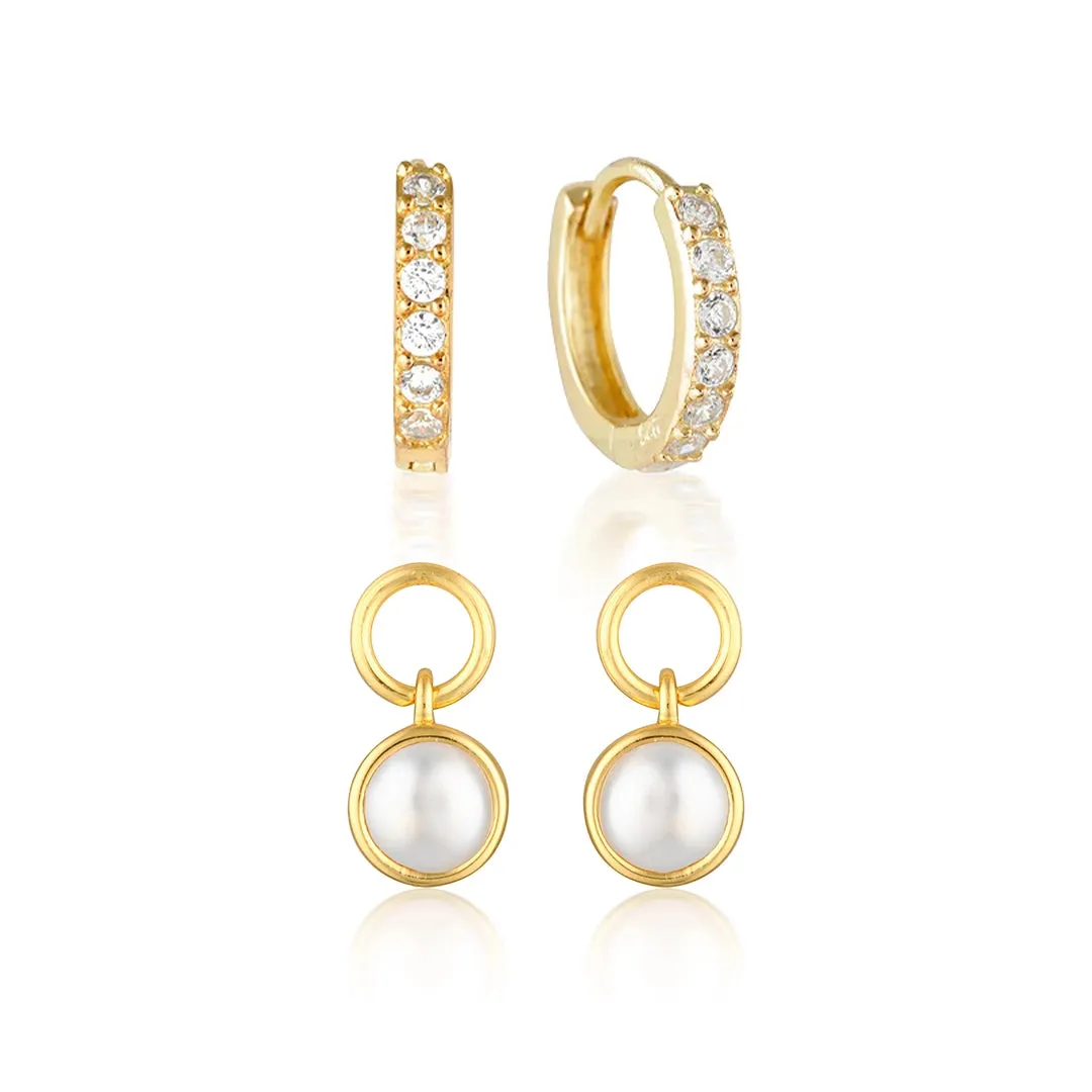 Design Your Birthstone Set Jet Gold