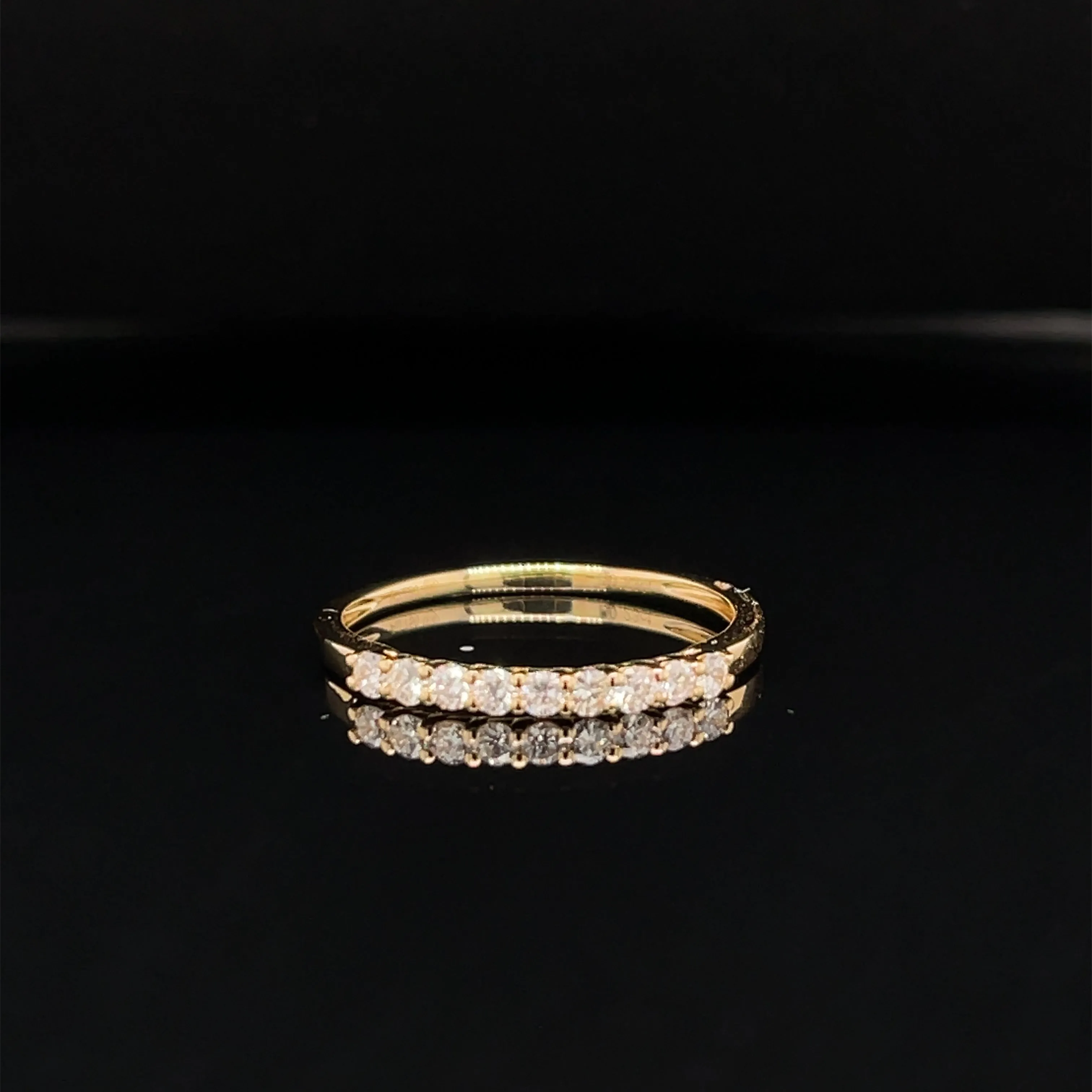 Diamond 0.23ctw Classic Wedding Band Ring in 18k Yellow Gold - #365 - RGDIA670052