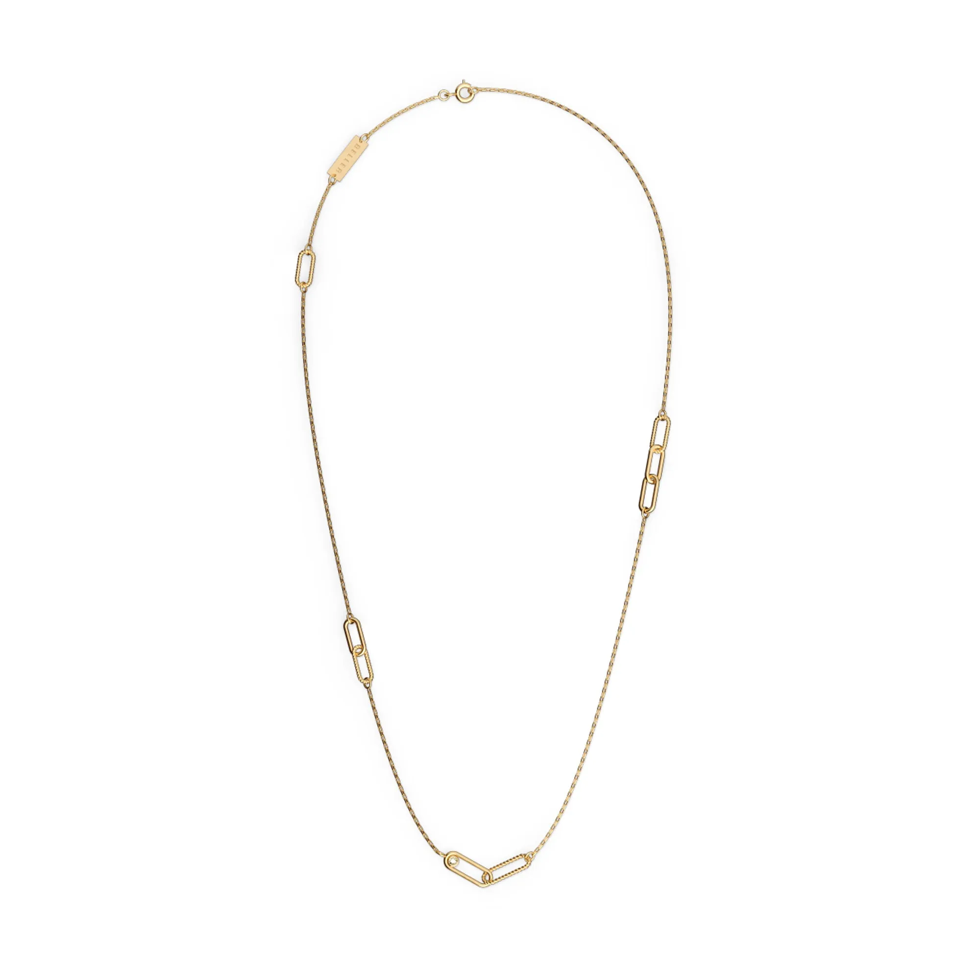 Elements N2 18K Gold Necklace w. Diamond