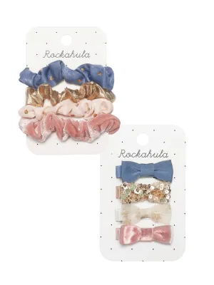 Enchanted Mini Bow Clips & Scrunchies Set