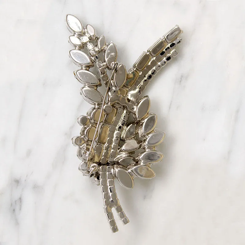 Exuberant Rhinestone Corsage Brooch by Juliana