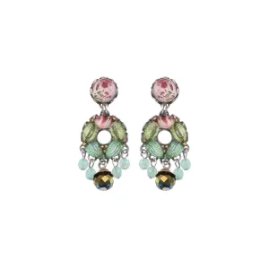Flower Garden Set, Fern Stud Earrings