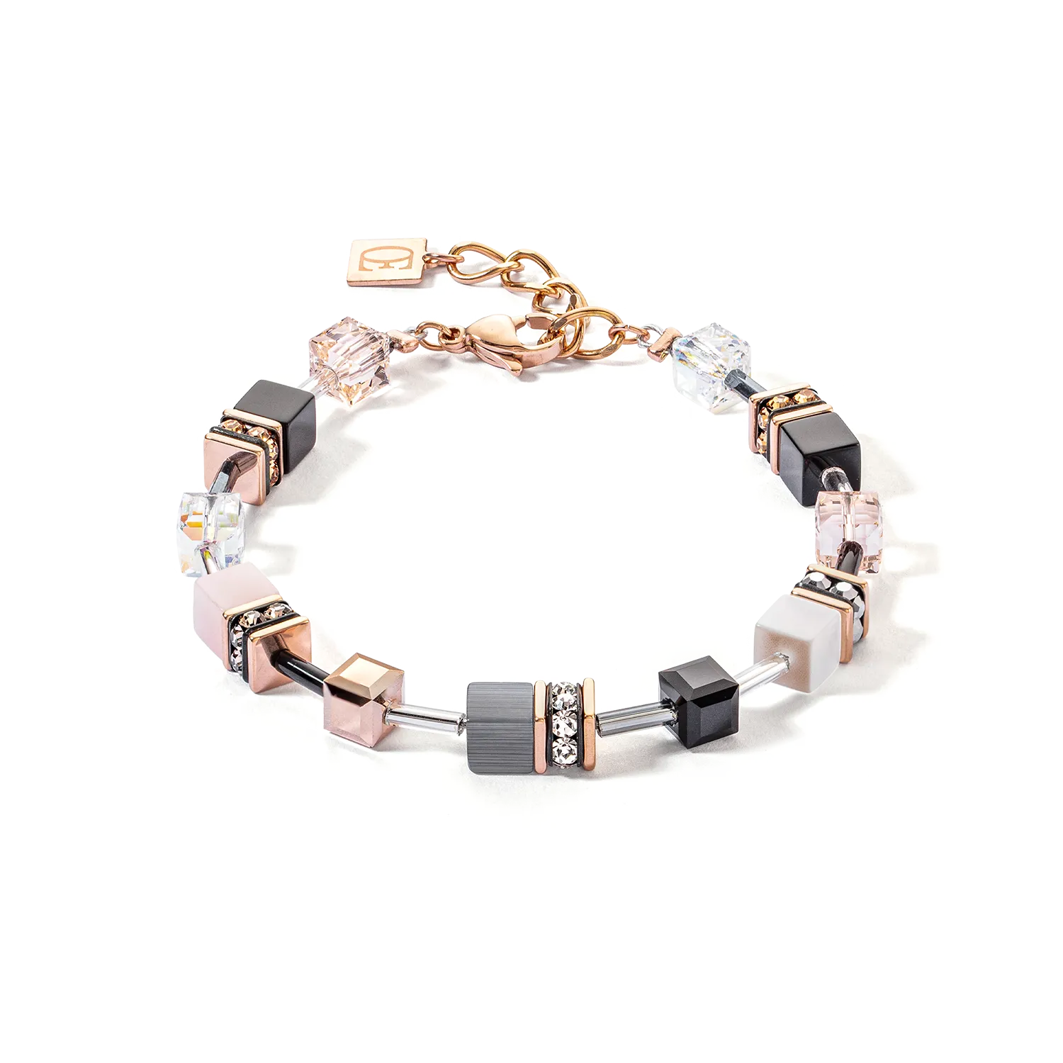 GeoCUBE? Iconic bracelet rose gold soft