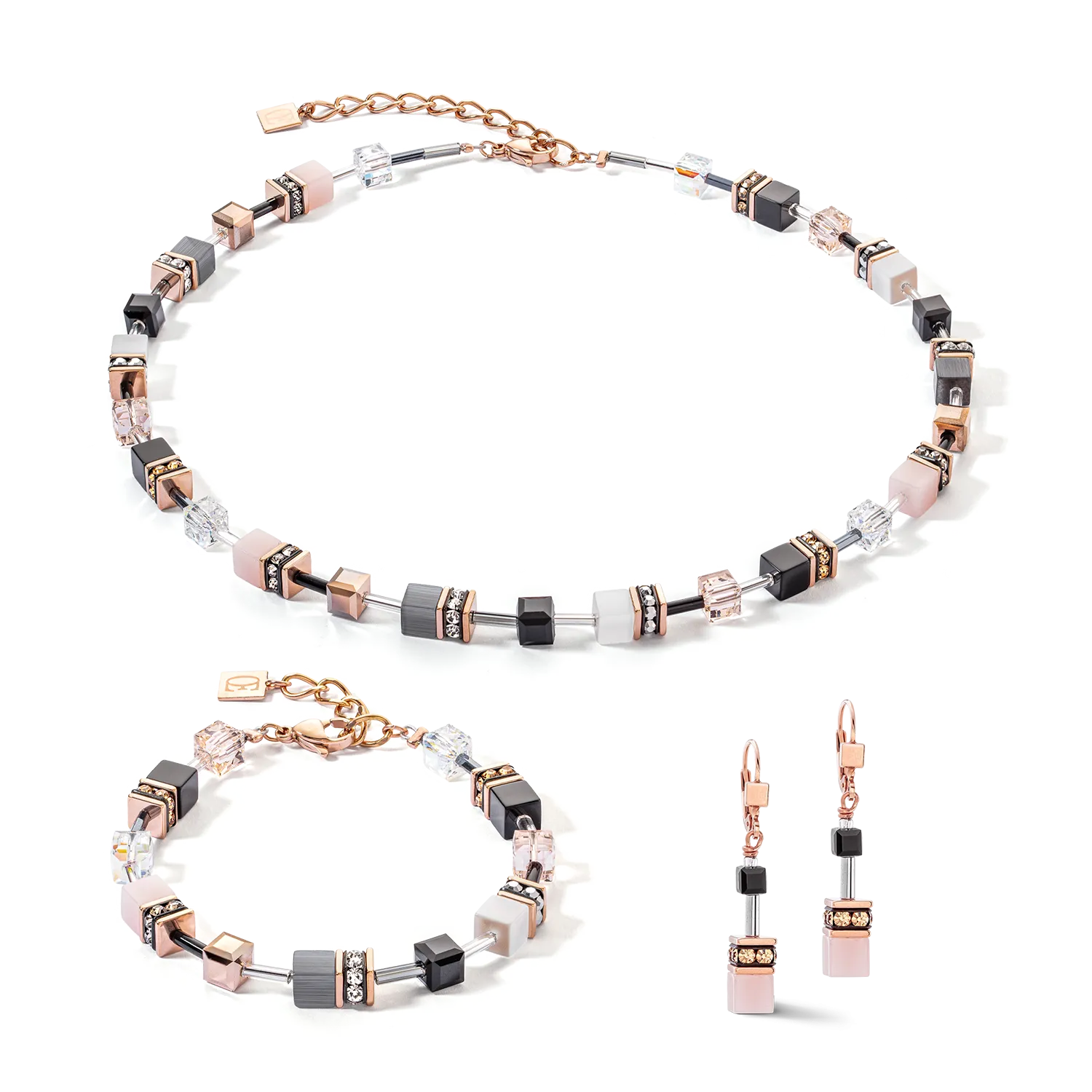 GeoCUBE? Iconic bracelet rose gold soft