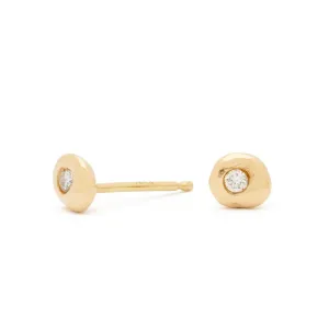 Gold Diamond Captain Studs
