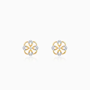 Gold Jivy Diamond Earrings