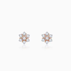 Gold Luminary Solitaire Diamond Earrings