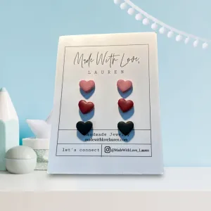 Heart Post Earrings