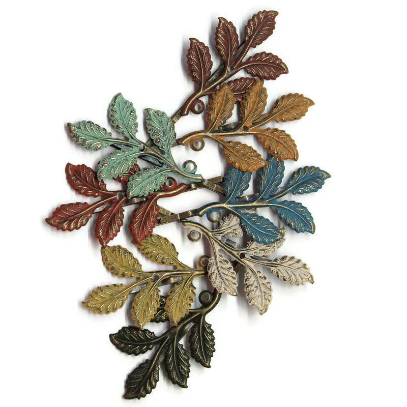 Hippie Chick Leaf Bobby Pins (2 pack) - Ornate Metal Filigree Bobby Pins
