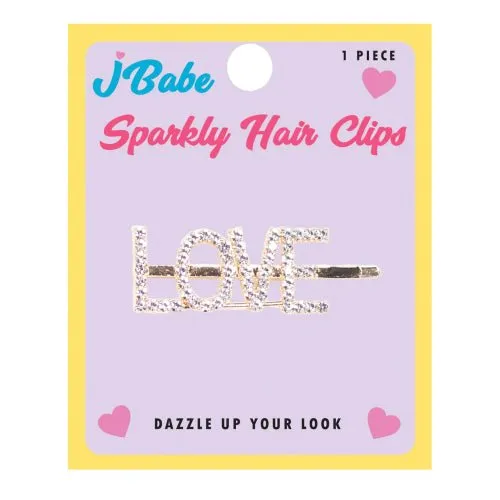 J Babe Sparkly Hair Clips