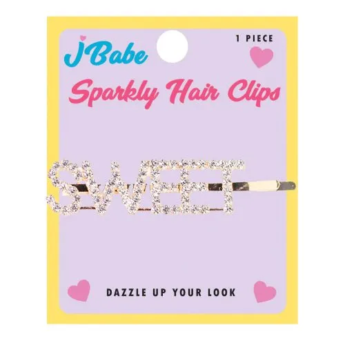 J Babe Sparkly Hair Clips