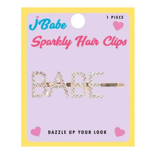 J Babe Sparkly Hair Clips