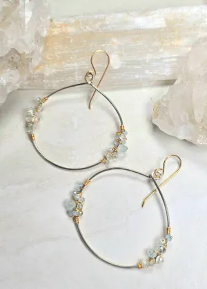 James   Jezebelle | Aquamarine Hoop