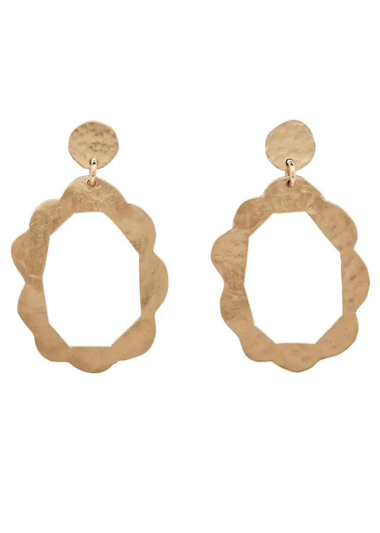 Julie Cohn | Small Scallop Bronze Earring