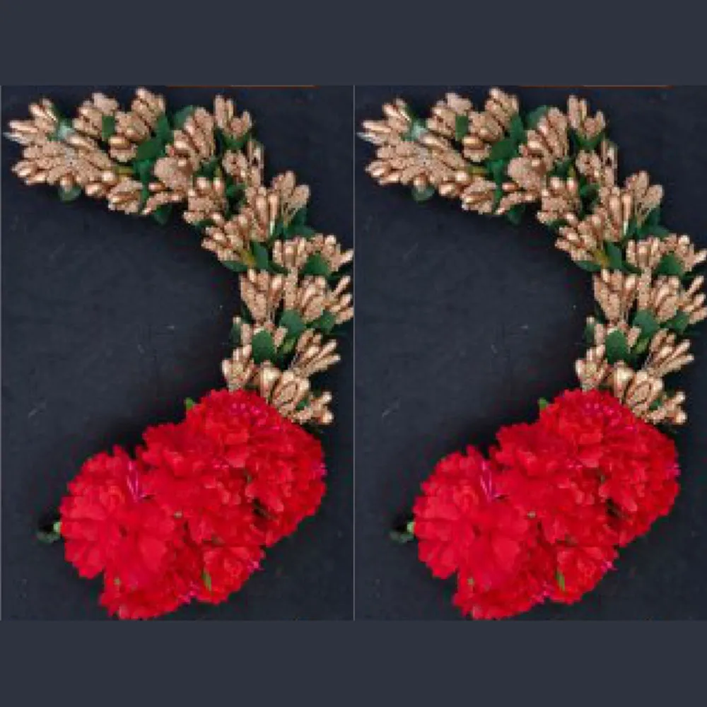 Kavya's Kreation Designer Floral Hair Brooch Combo