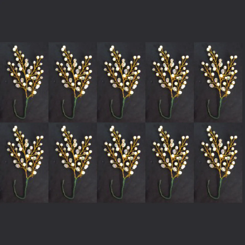 Kavya's Kreation Designer Floral Hair Brooch Combo