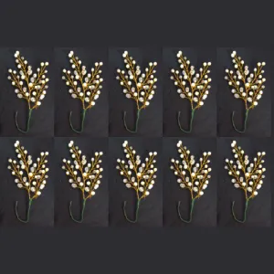 Kavya's Kreation Designer Floral Hair Brooch Combo